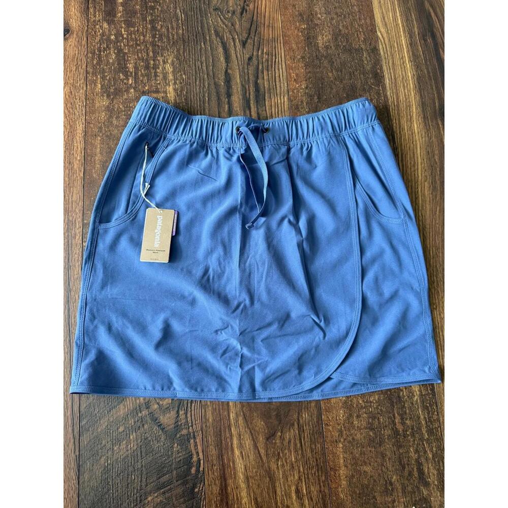 NEW Patagonia Womens Fleetwith Skort Current Blue Size Small
